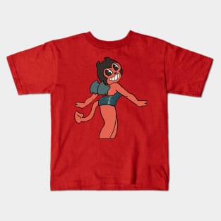 Cute Little Devil Girl Kids T-Shirt